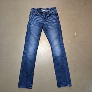 BKE Denim Mid Rise Alec Straight Leg‎ Stretch Jeans Women's Size 29R